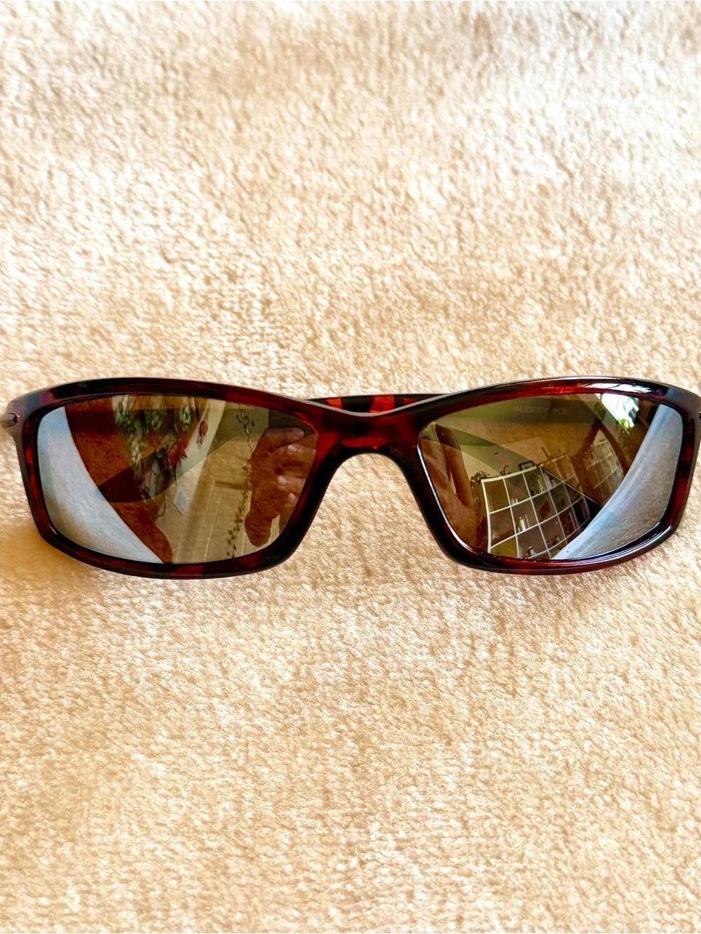 Y2K Foster Grant Sporty Leopard Print Sunglasses With Reflective Lenses